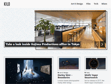 Tablet Screenshot of kilomagazine.com